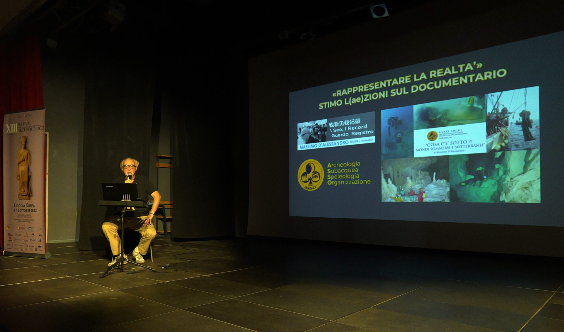 Conferenza sulla documentaristica di esplorazione di Massimo D'Alessandro, autore e regista
