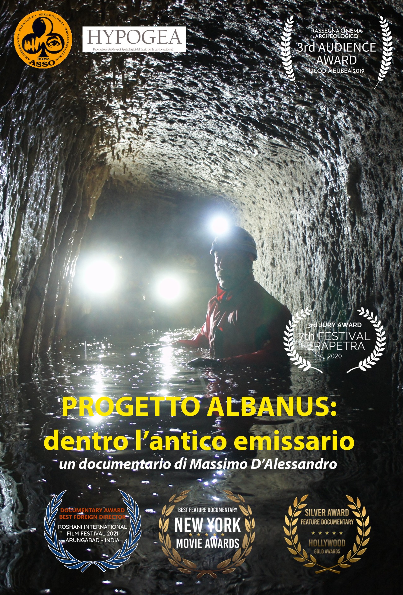 Documentario "Progetto Albanus: dentro l'antico emissario"